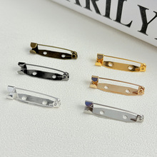 铁质简易别针diy饰品配件服饰安全扣针1.5/2.0/2.5/3.0简针胸针