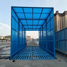封闭式工地洗车机 自动感应龙门洗轮机 建筑工地车辆冲洗平台