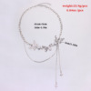 Accessory, necklace from pearl with tassels, European style