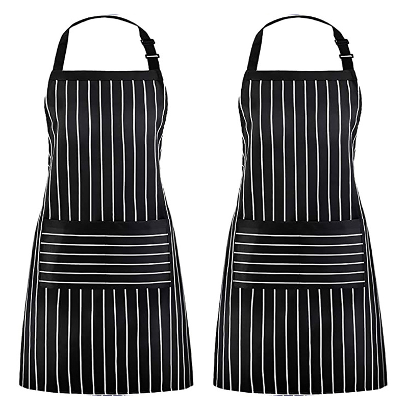 Comercio exterior Halter delantal de algodón de la moda Coreana simple Bolsillo grande Barbero trajes de cocina delantal del hogar al por mayor