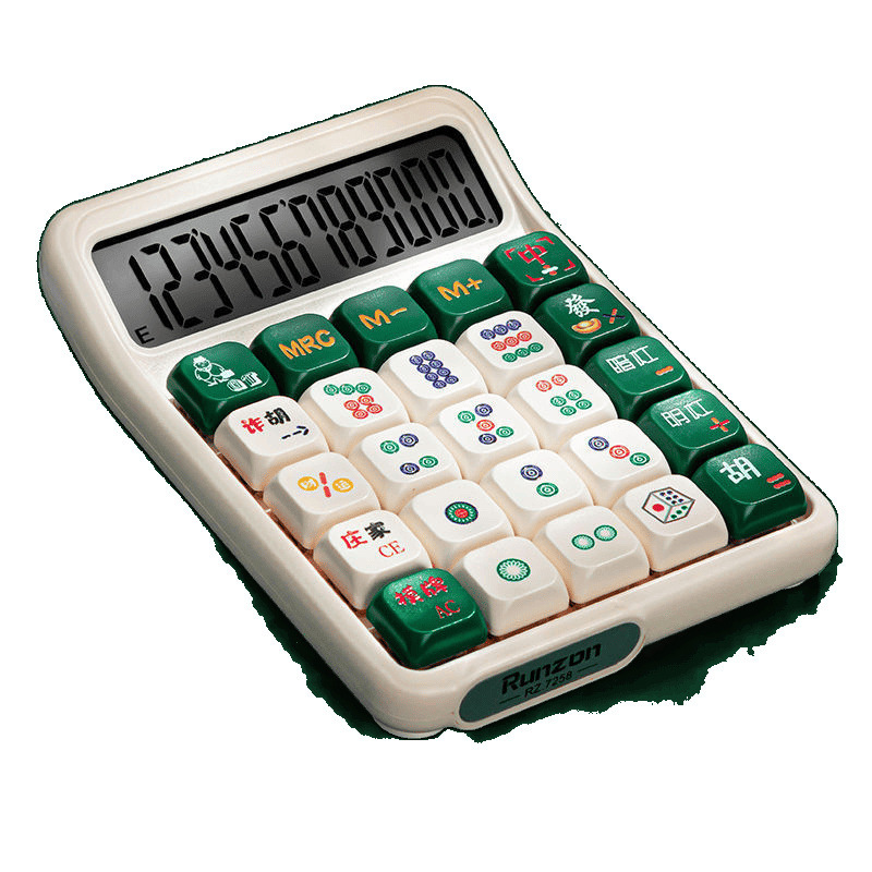 取り外し可能な金融麻雀高価値女神ボタンメカニカルキーボード専用オフィス電卓コンピュータ学生|undefined