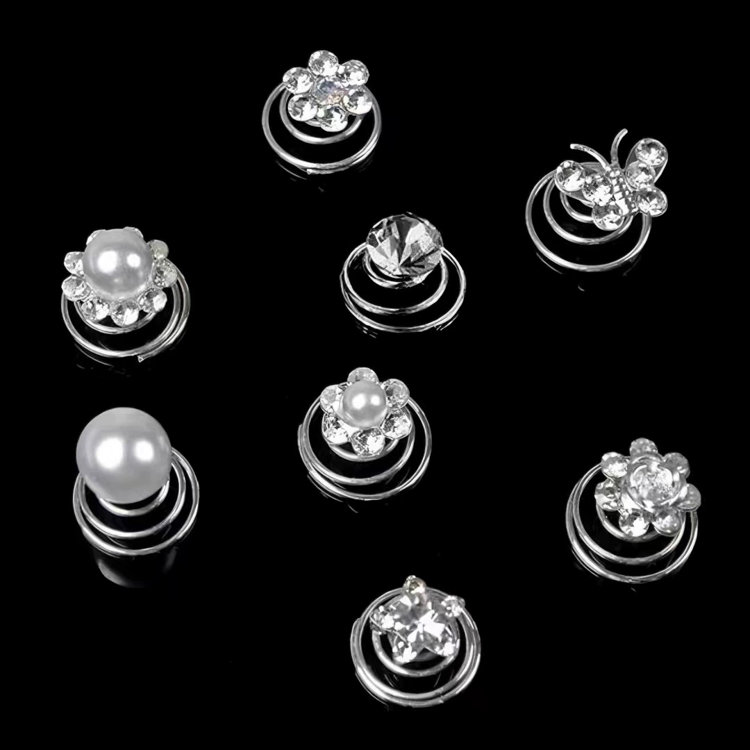 Заводская спиральная пружинная заколка в горошек Южная Корея детские популярные аксессуары для волос