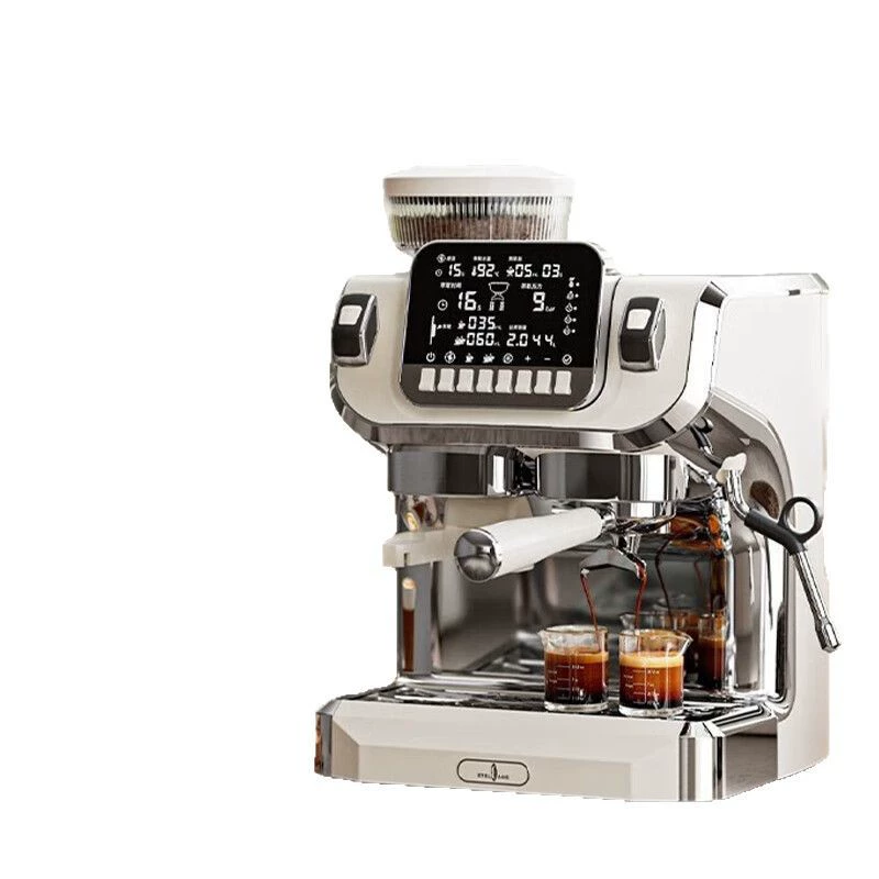Кофеварка Snowtron ST-520 домашняя двойная система двойной бойлер двойной насос для воды, итальянская полностью полусамостоятельная помол холодное заваривание