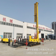 CFG长螺旋钻机 深孔地钻长螺旋打桩 灌注一体抗浮锚杆打桩机