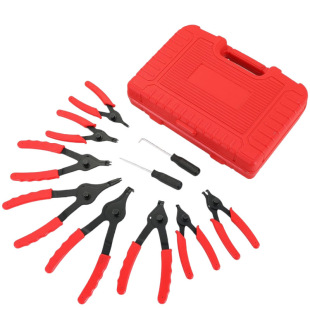 Cross-Border 11-Piece Set of Retaining Ring Pliers, Snap Ring Circlip Pliers Set, Auto Repair Hardware Tools
