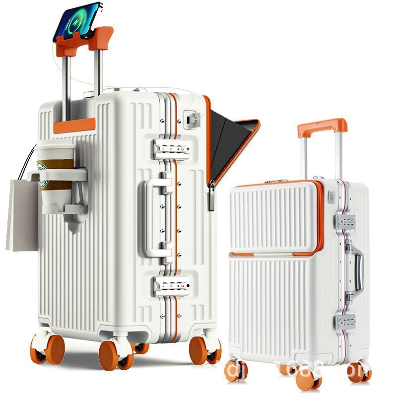2026 Hot-Selling Front-Opening Aluminum Frame Suitcase for Men, 20inch Carry-On Size, 26inch Durable Password-Protected Trolley Suitcase for Women 2026 Hot-Selling Front-Opening Aluminum Frame Suitcase for Men, 20inch Carry-On Size, 26inch Durable Password-Protected Trolley Suitcase for Women