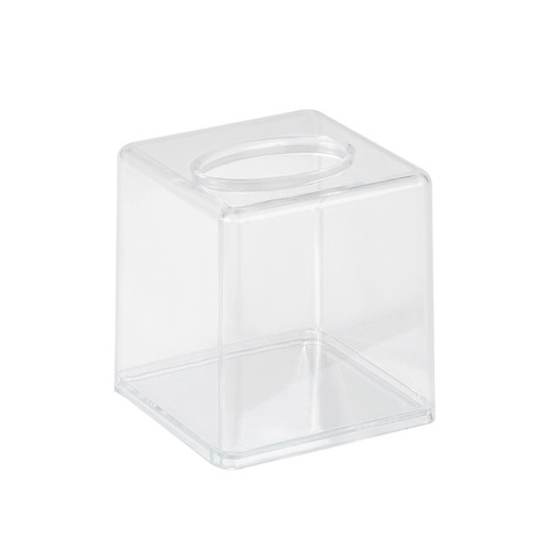 Transparent tissue box creative living room desktop cute napkin storage box multi-functional household acrylic tissue box
