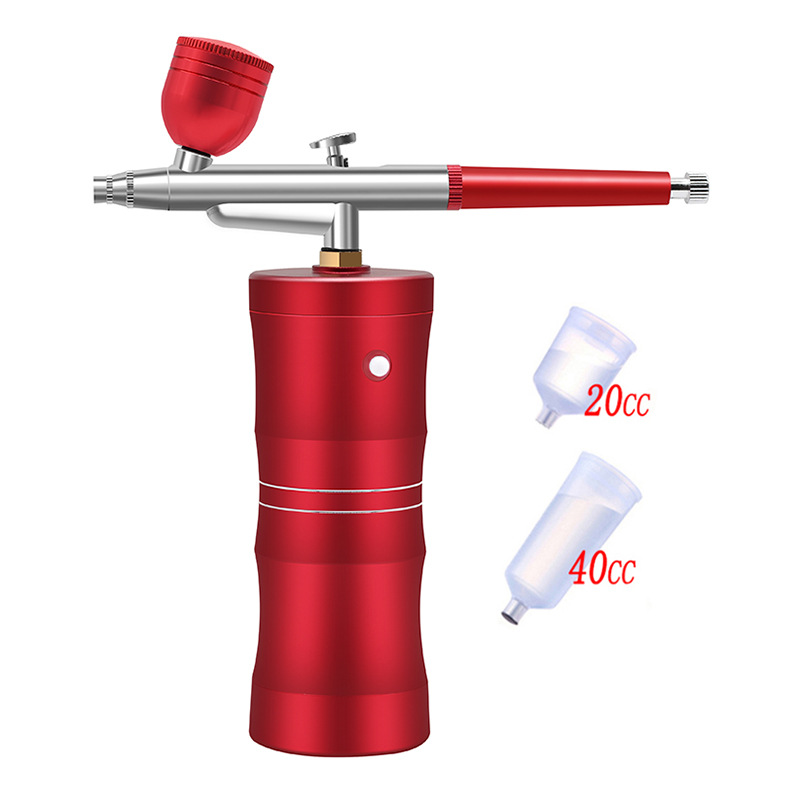 电动喷笔气泵迷你充电气泵便携模型气泵美容注氧喷枪