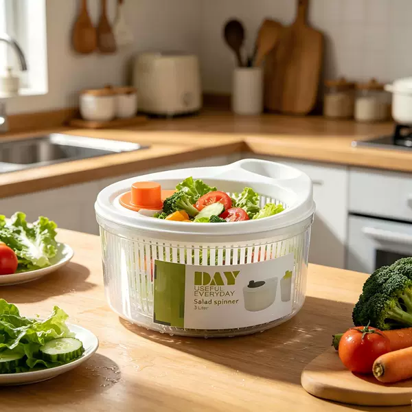 Household Vegetable Dehydrator Multifunctional Kitchen Sink Quick Manual Vegetable Washing and Dehydration Machine