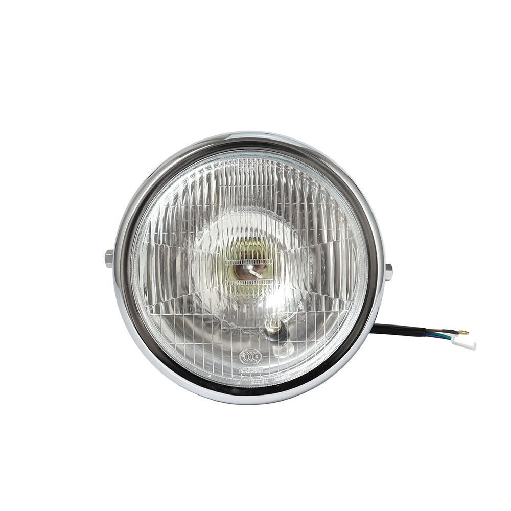 Motorcycle headlight 7-inch modified round lamp accessories applicable to Hao Lu ba ling Jue mu EN125-2F-3A front lamp general manager