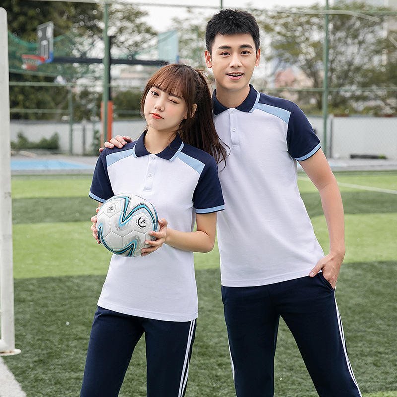 Summer sports blue uniform for students