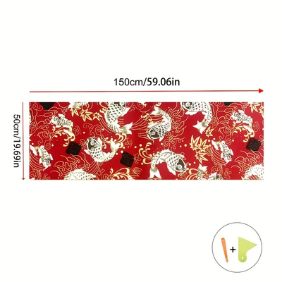 Car interior modification self-adhesive Car interior film - koi-red-150cm-50cm