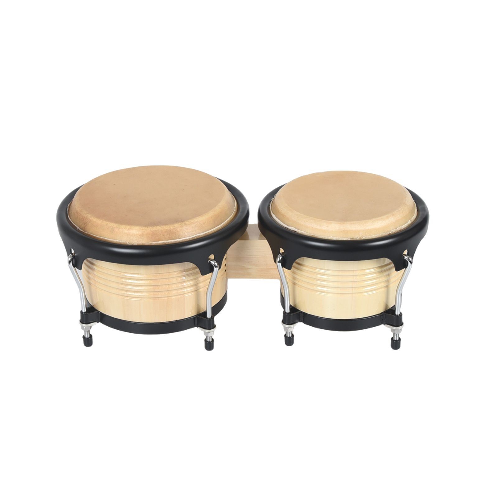 Orf Bongo Drum Instrumento de percusión Kangjia Drum Educación temprana Instrumento de enseñanza de música Djembe Tambor de mano Tambor de piel de vaca 6 7 pulgadas
