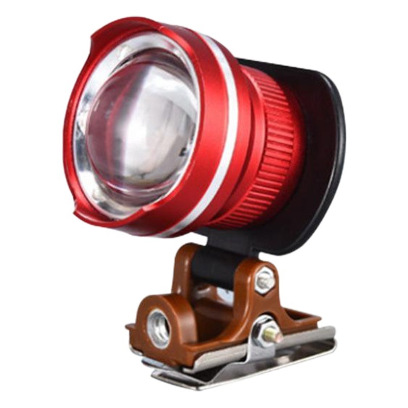 Usb Blue Light Night Fishing Lamp Zoom Focusing Lamp Cap Night Fishing Lamp White Light Yellow Light Double Light Charging Treasure 5V