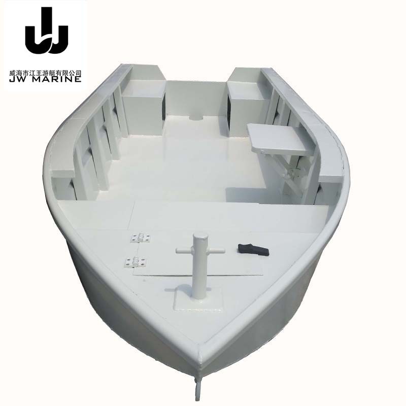 江王A468铝合金船钓鱼船水上运输户外野营娱乐多人全铝拖网船休闲