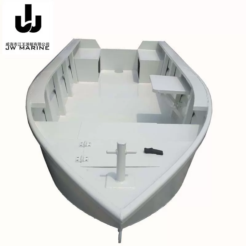 23款江王A468铝合金船钓鱼船水上运输户外野营娱乐多人全铝拖网船