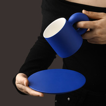 輕奢電鍍馬克杯高顏值創意陶瓷杯伴手禮送人情侶咖啡杯禮盒套裝