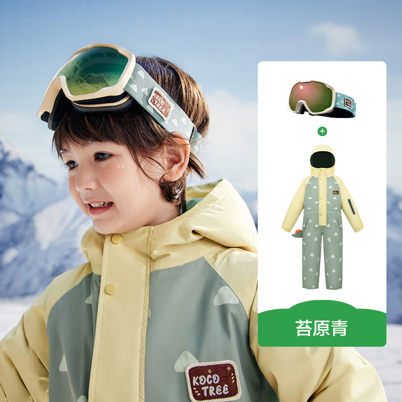 Mono de esquí infantil impermeable y térmico unisex image 12