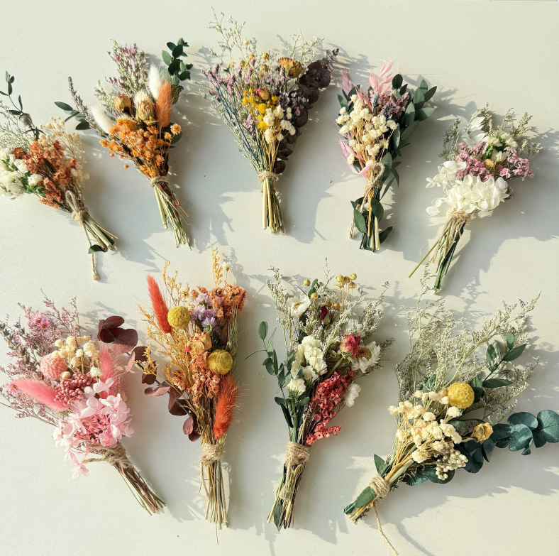 母亲节 婚礼 迷你干花束亚马逊批发跨境热品礼物伴手礼装饰毕业季