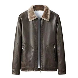 男式夹克;男式PU皮衣;男式休闲马甲