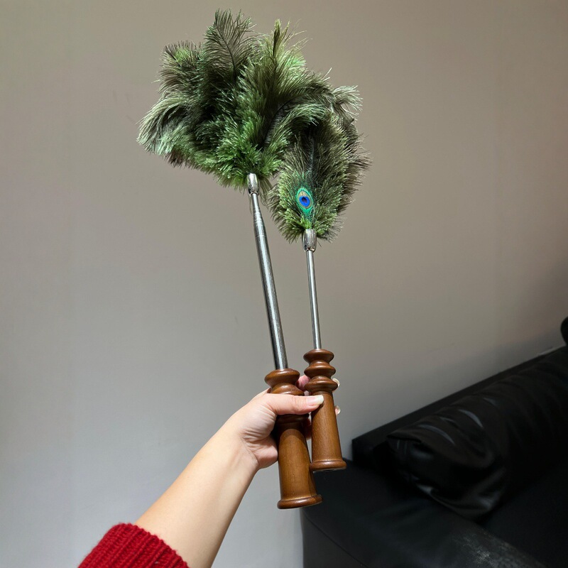 [New Year Cleaning] Feather Duster for Dust Removal, Household Cleaning Tool, Extendable and Lengthened, Static Electricity Dust Removal