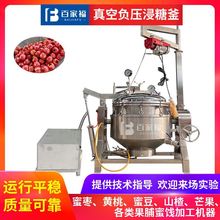 杏干桃干化糖浸糖一體機蜜餞真空浸糖設備全自動電加熱負壓浸糖鍋