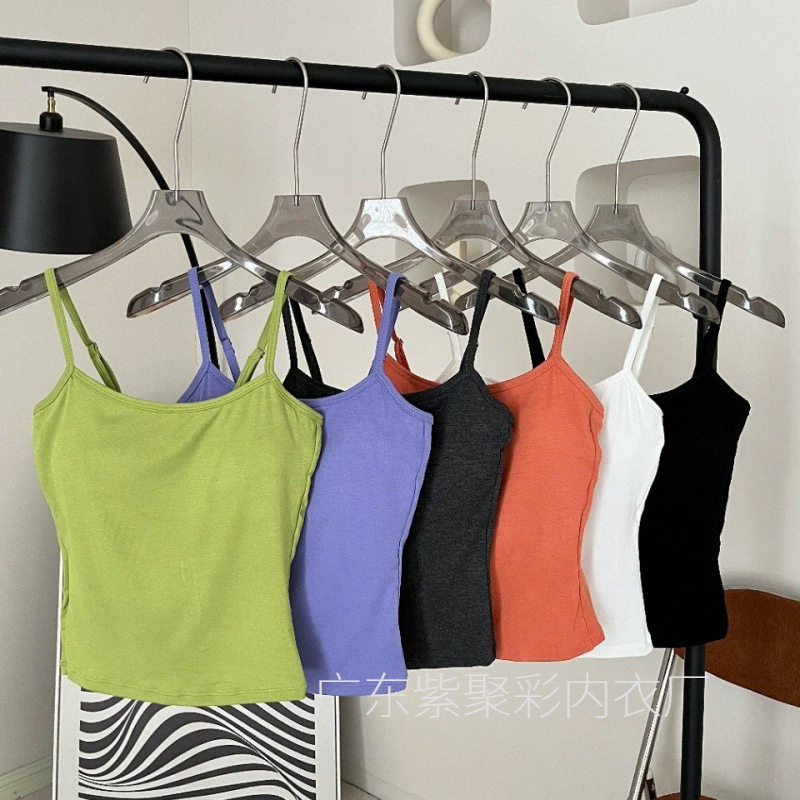 Summer adjustable straps, universal breast pads, bra top, beautiful back