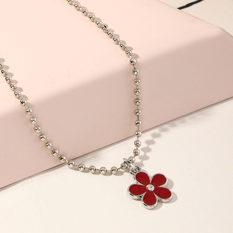 Fashion Cute Flower Necklace display picture 2