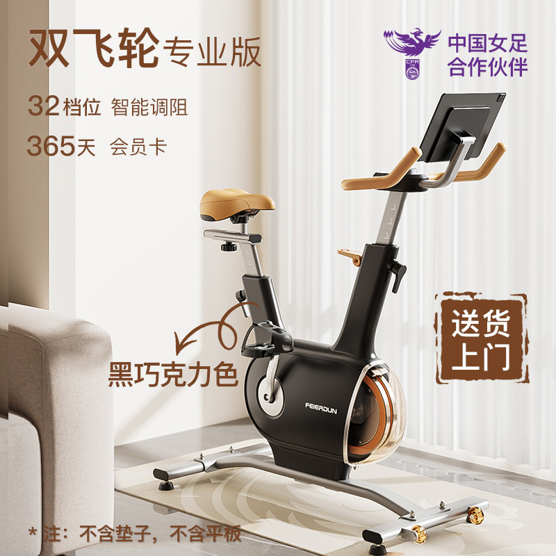 飛トン静音知能動感自転車ジム家庭用磁気制御フィットネス車運動小型器械自転車|undefined