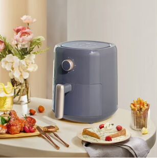 Bear Air Fryer Qzg-N10W2 Household Fully Automatic Microcomputer Touch Electric Fryer Micro Steam 3L Large Capacity