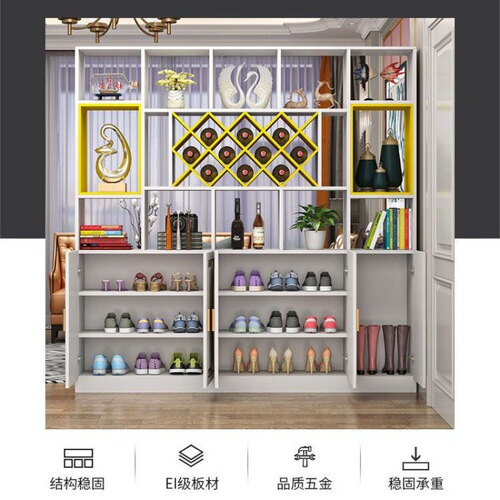 3x wine cabinet living room home partition cabinet kitchen wall floor storage cabinet shoe cabinet entrance cabinet simple modern European