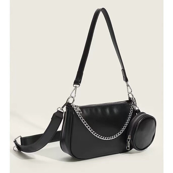 Fashion trend three-in-one design casual daily child and mother bag shoulder messenger bag wholesale three-piece set child and mother
