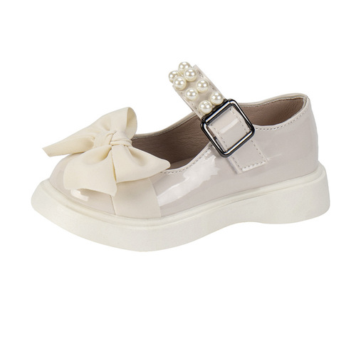 Children's princess shoes 2024 summer new baby girl shoes small leather shoes performance shoes summer single shoes