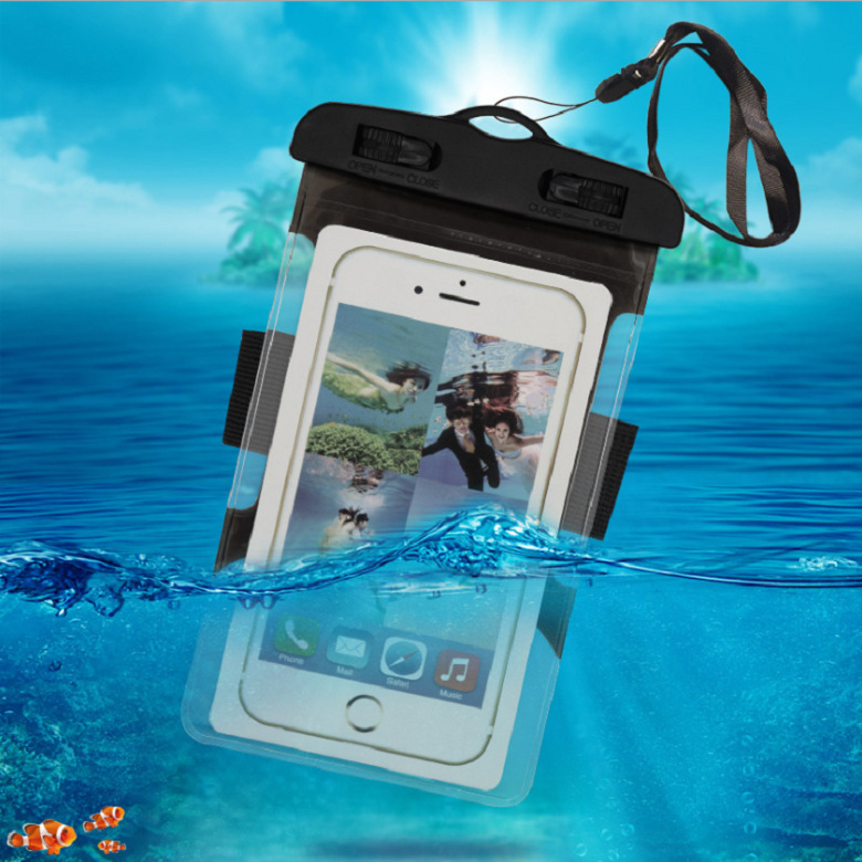 臂带款手机袋pvc可触屏套户外游泳潜水沙滩海边旅游水袋