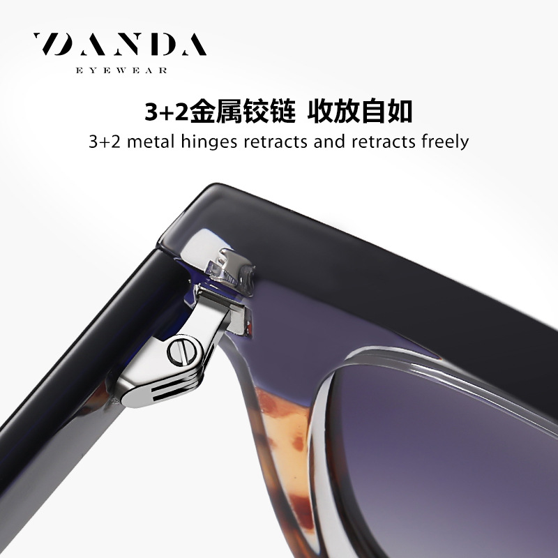 En stock placa gafas de sol polarizadas S31105 gafas de sol de conducción de moda se pueden equipar con miopía gafas de luz anti-azul