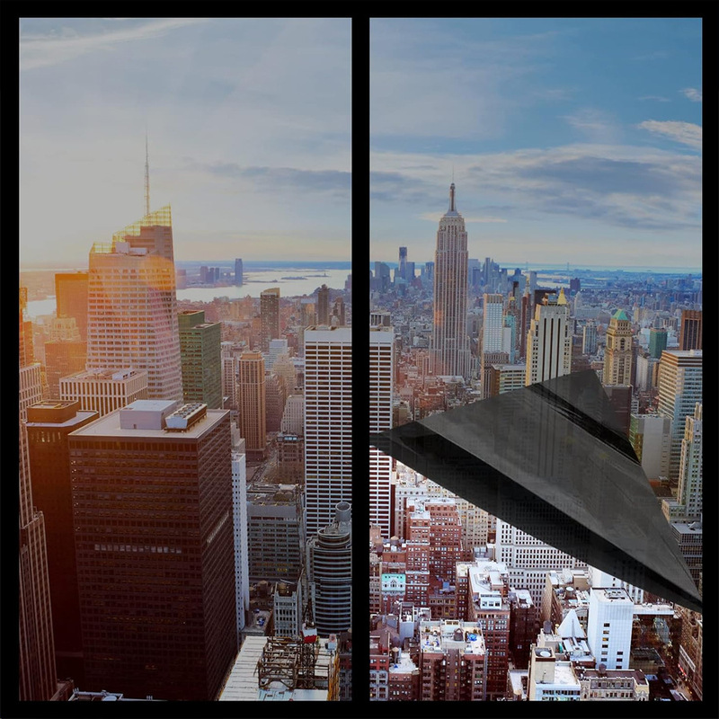 Cross-border window glass sunscreen insulation film solar film sunshade film one-way anti-peeping single-perspective electrostatic privacy film