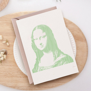 Creative Pattern Mona Lisa Template Cross-Border Hot-Selling Painting Hollow Template Wall Painting Handbook Decoration Masking Wholesale