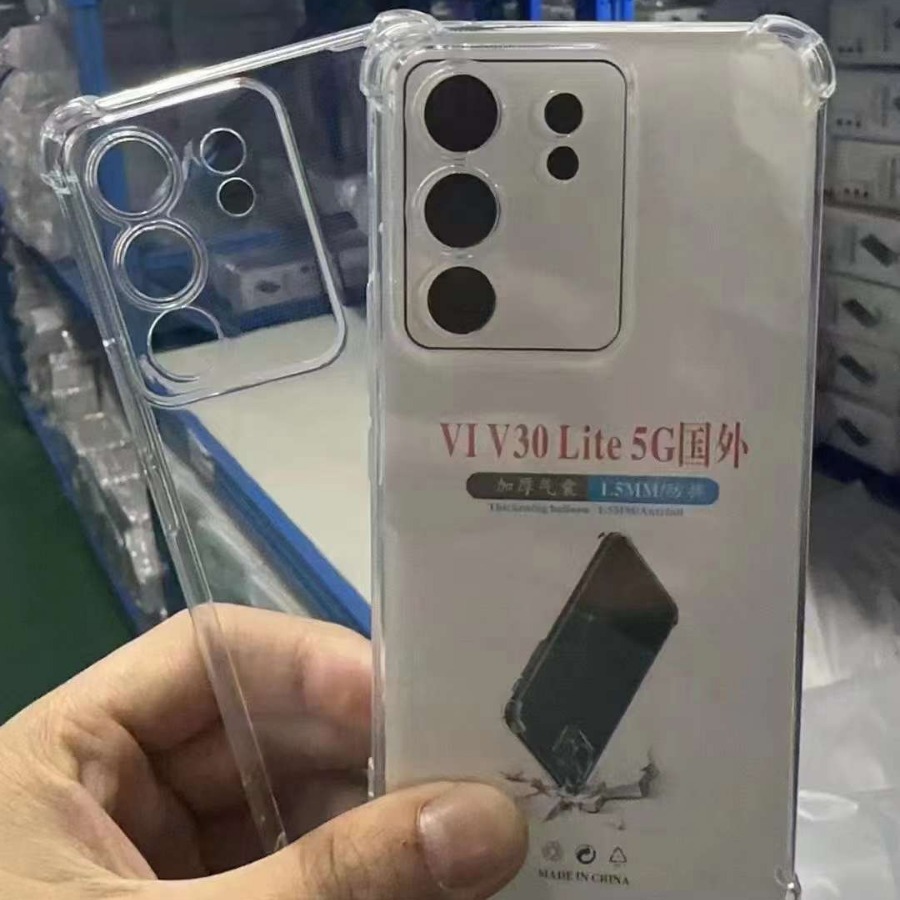 适用vivo V30Lite Y03 X100 Y100 IQOO121.5MM四角气囊加厚防摔壳