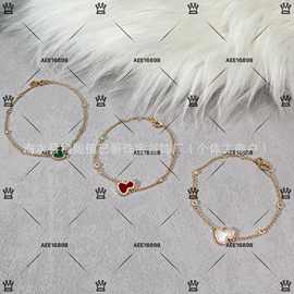 顶版V金精工红玛瑙麒麟红玉髓白贝母葫芦手链女国风礼物直播批发