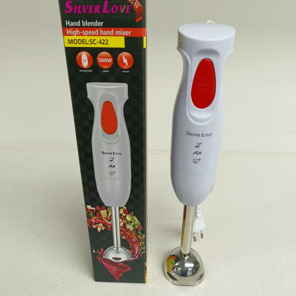 Estándar americano y estándar europeo electrodomésticos de cocina mezcladora de alimentos utensilios de cocina de mano ABS barra de cocina eléctrica R.266
