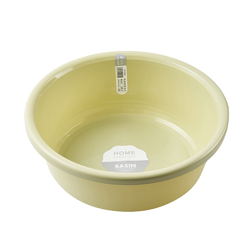 春雨加厚脸盆33cm36cm塑料脸盆家用盆批发洗脸盆logo家用盆塑料盆|undefined