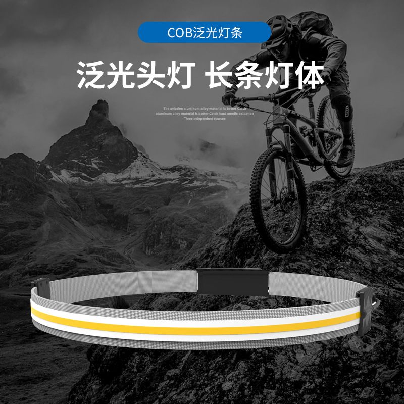 Faro transfronterizo de carga de inducción fuerte luz súper brillante luz de pesca nocturna impermeable al aire libre ligero linterna montada en la cabeza al por mayor