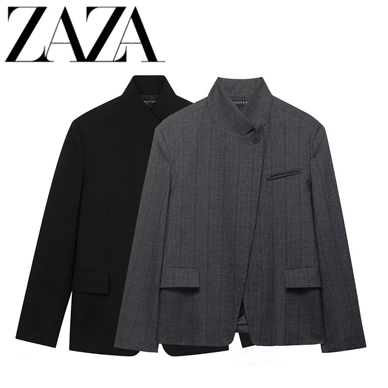 Qadın blazer, yüngül casual üslubda