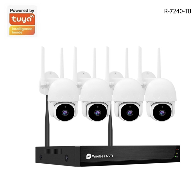 Transfronterizo de circuito cerrado CCTV NVR4-way de graffiti/8 vías de vigilancia inalámbrica traje Cámara WIFI Monitor máquina de bolas