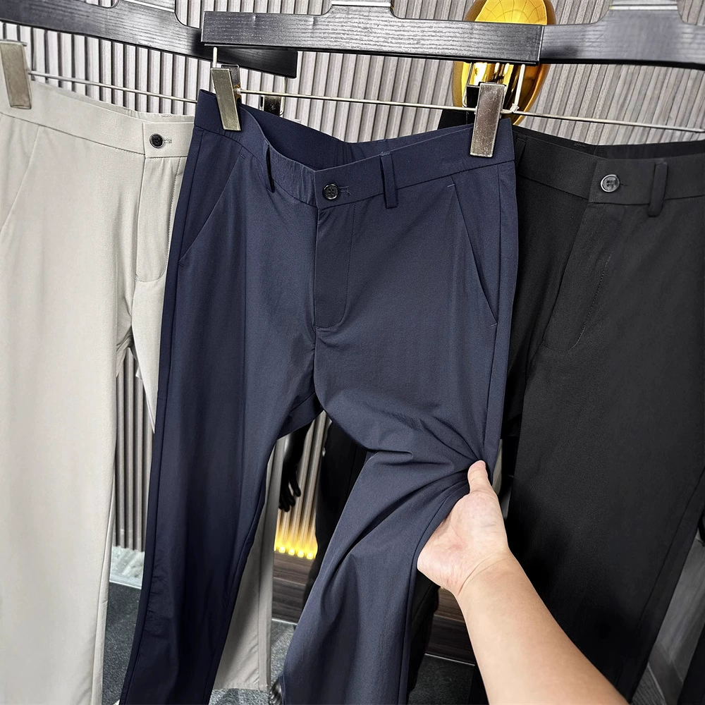 Аутентичные американские эластичные мужские тонкие повседневные брюки для гольфа DRY, модные тонкие длинные брюки для занятий спортом на открытом воздухе весной и летом