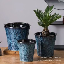 陶瓷花盆简约高颜值大口径落地花瓶种树办公室客厅现代风特价清仓