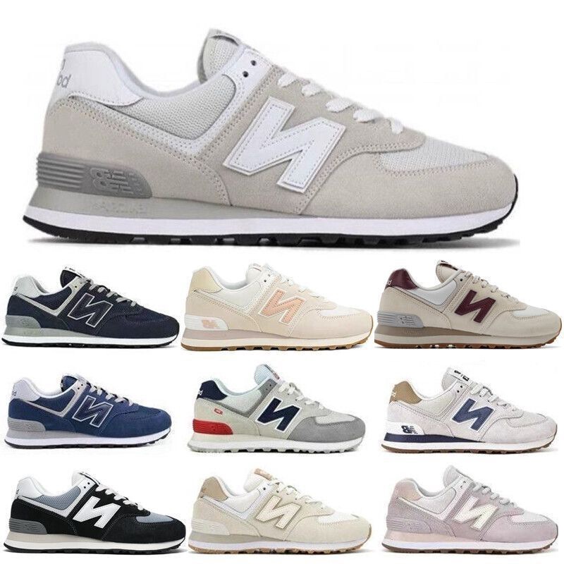 Pure Original Putian New Balance Women's Casual Shoes Ml574 Series Classic Retro Couple Sports Shoes Jogging Shoes for Men