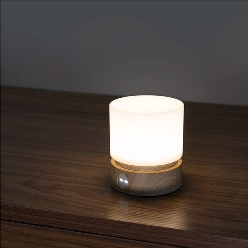 New HBK Rotating Cylindrical Lamp, Rotating Digital Timer Sleep Companion Lamp, LED Infinity Touch Control Breathing Atmosphere Lamp
