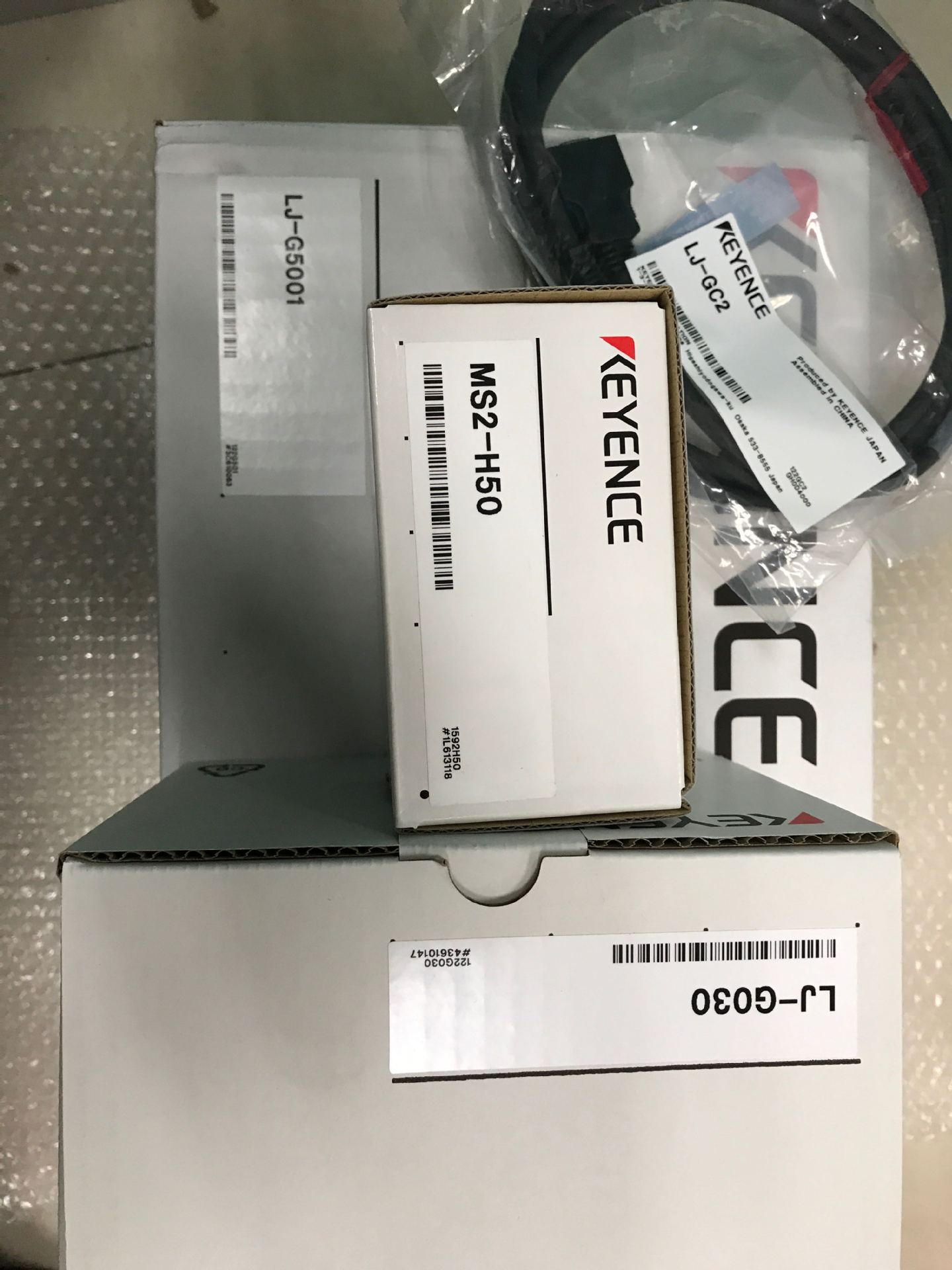 基恩士KEYENCE高精度2D激光位移传感器控制器 LJ-G5001