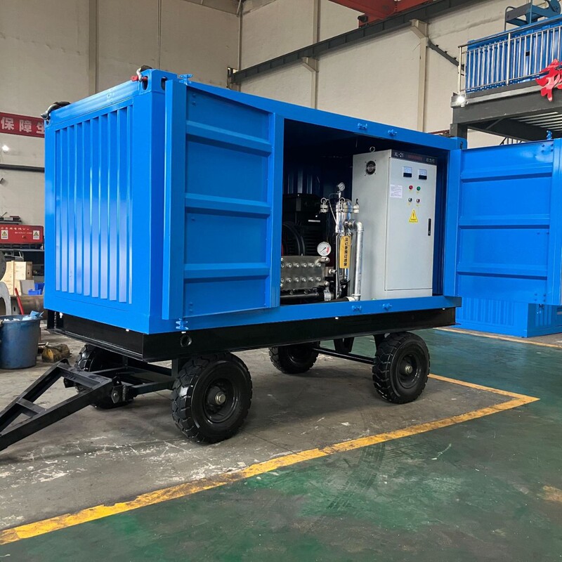 Aluminum Factory Large Industrial Pipeline Cleaning Machine Large Flow Large Pipeline High Pressure Cleaning Equipment High Pressure Cleaning Machine